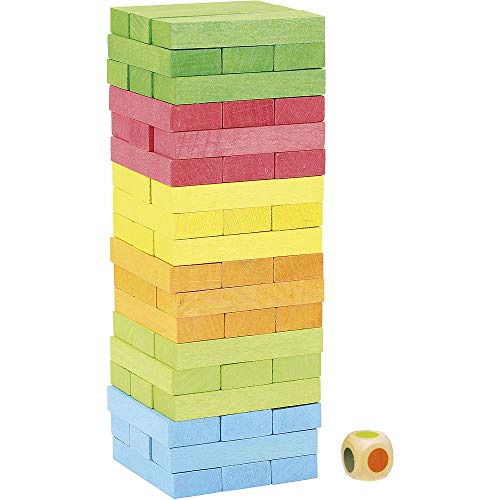 Jeujura - 8137- Jeux de Société-Tour Infernale Coloree - Coffret Carton, Moyen