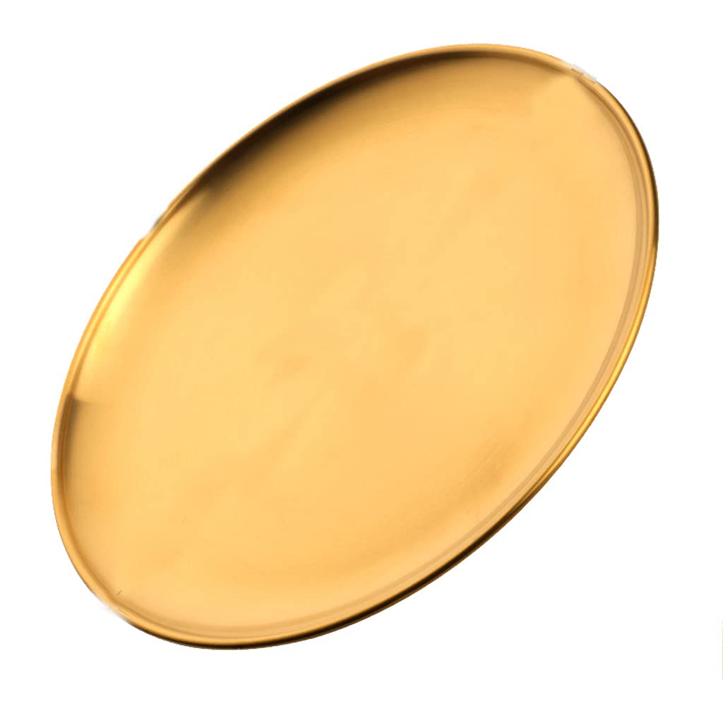 MALSSE European Dinner Plates Round Plates for Hiking Camping Outdoor Gift Color Is Bright Not Easy Fade Barbecue Plate