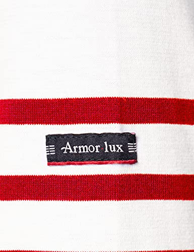 Armor Lux Arsenal Camiseta, Multicolor (Blanc/Braise 320), Medium (Talla del Fabricante: 2) para Mujer