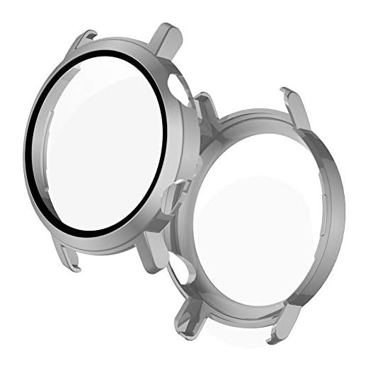 Tianbi Skyddande fodral kompatibel med HUAWEI Watch GT Active 42 mm, flexibelt TPU-fodral, mjukt ramskydd stötbeständigt skydd pecifiskt passform smartklocka Huawei klocka