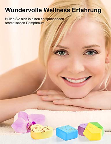 Douche Steamers, Aofmee Shower Bombs 8 PCS Douche Steamer Aromatherapie, Douche Tabletten met Essentiële Olie, Shower… - Image 4