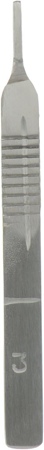 hi Tech Stainless Steel Blade Handle No 3 (Silver)
