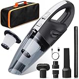 Handheld Cordless Car Vacuum Cleaner, 15000PA Powerful Sucti...