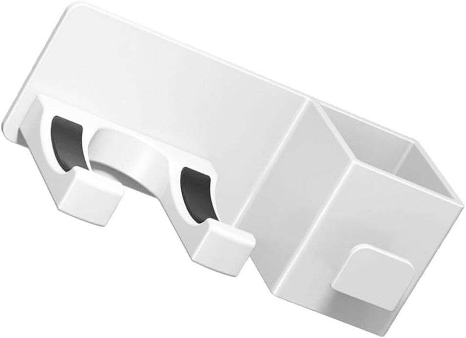 Luxshiny Hair Dryer Holder Wall Mount Punch Storage Rack for Blow Dryer Smooth Edges Strong Load-Bearing for Bathroom Bedroom