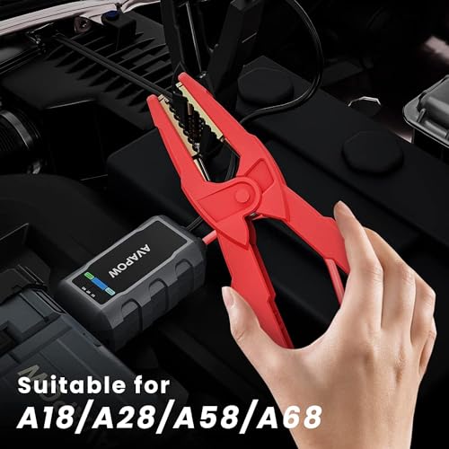 image for AVAPOW Portable Smart Jumper Starter Clamps Automotive Emergency Boost