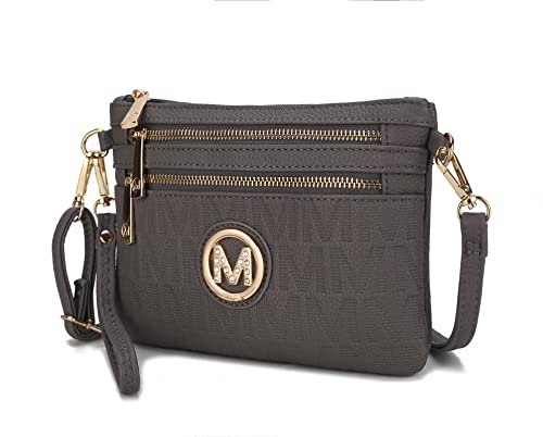 Image of MKF Collection Crossbody Bag for Women, American Flag Shoulder Bag, Vegan Leather Wristlet Bag Handbag Purse by Mia K