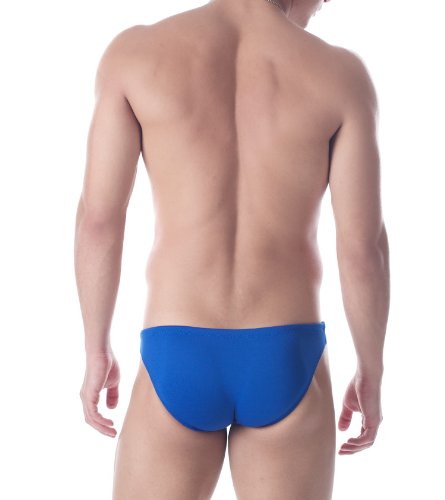 Bikini negro Jim # 18 de corte alto para competencia en talla X-Large 2
