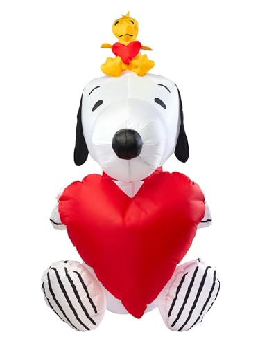 Rubies Peanuts: Snoopy Valentine Inflatable 4.5 Feet Tall
