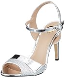 buffalo sandalette silber glitzer  Buffalo Damen 15S90-5 Glitter METALLIC PU Riemchensandalen, Silber (Silver), 39 EU