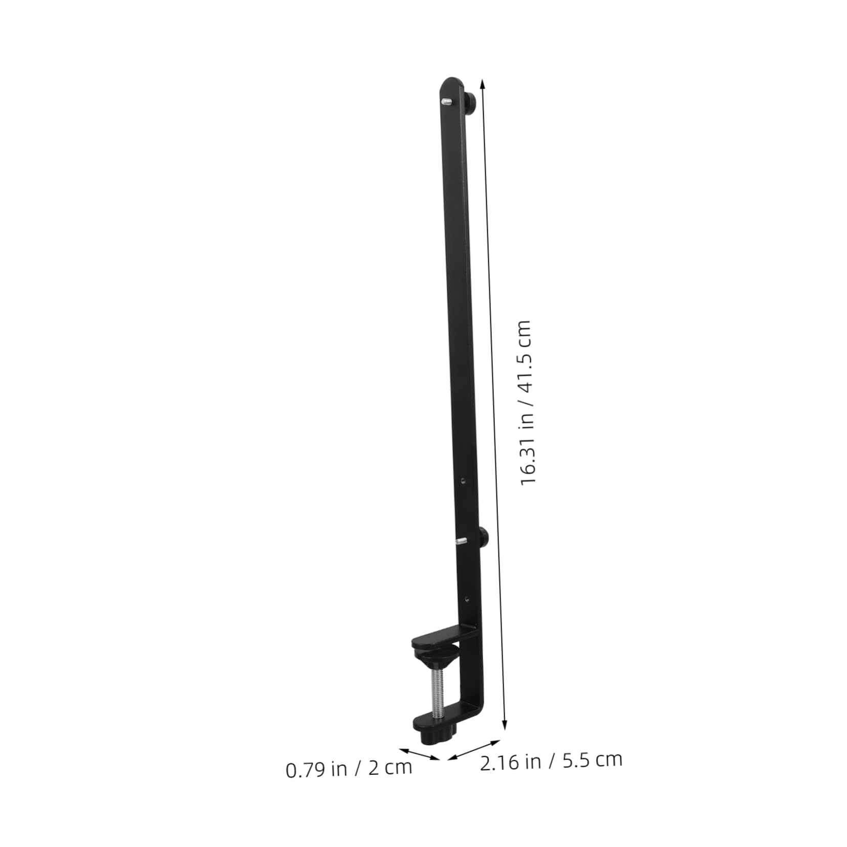 KALLORY Desk Stand Clamps 2pcs Heavy Duty Bracket for Wall Mount Countertop and Pegboard Organization