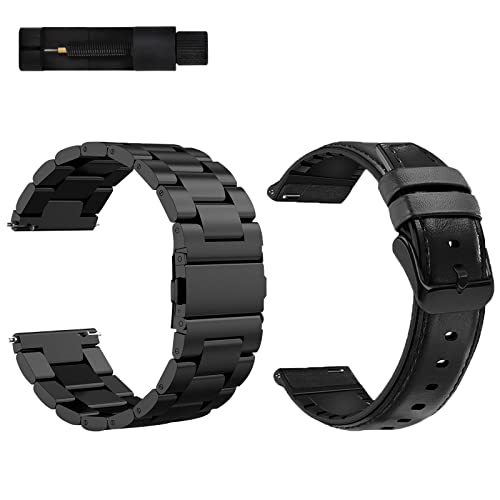 Bracelet de Montre Intelligente Homme 22 mm Compatible avec la Montre Intelligente CyberDyer K22/K27 Avec Outils Réglables Cover