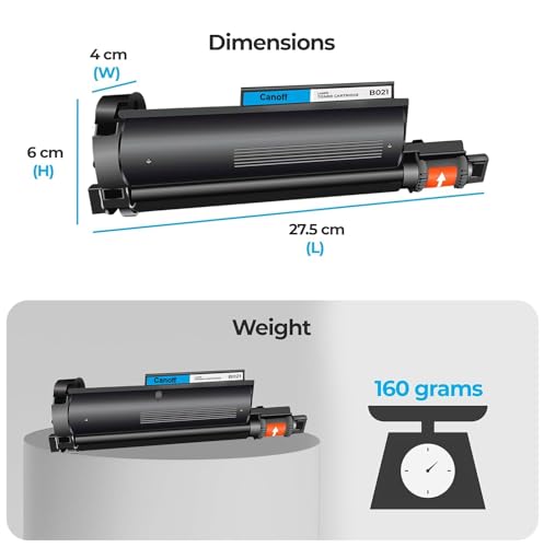 Image of CANOFF TN-B021 Toner Cartridge Compatible for Printers Bro-HL-DCP-B7500D, DCP-B7535DW, DCP-B7600DB, DCP-B7620DWB, DCP-B7640DWB, HL-B2000D, HL-B2080DW, HL-B2100DB, HL-B2180DWB, MFC-B7715DW