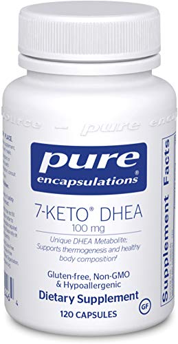 Pure Encapsulations - 7-Keto DHEA 100 mg - Unique DHEA Metabolite to Support Thermogenesis and Healthy Body Composition - 120 Capsules*
