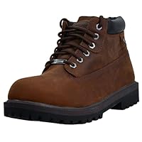 Skechers Men's Sergeants Verdict. Waterproof Chelsea Boots, Dark Brown Crazyhorse Leather, 9 UK (43 EU)