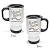 Perfect Mugs Master Baiter Always Playing with My Tackle Travel Mug Sarcastic Rude Adult Humour Gift Friend Colleague Tea Coffee Hot Drinks Birthday Funny Secret Santa Him Her Present #1
