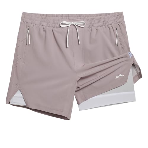 Image of maamgic Men's Athletic Running Shorts with Liner Ultra Lightweight Workout Shorts 5 inch / 7 inch