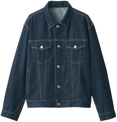 Amazon | 無印良品 紳士 木の実から作ったカポック混デニム ジャケット