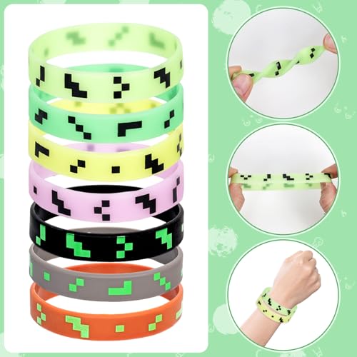 Glow Pixel Bracelets (28pcs)