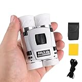 双眼鏡 ライブ用 高倍率 オペラグラス【新開発・ 超軽量192g】 BaK4プリズム FMCマルチコート 生活防水 子供/女性適用 ライブ/オペラ/野鳥観察/登山/アウトドア/旅行 ネックストラップ 収納バッグ付き 日本語説明書(ホワイト)