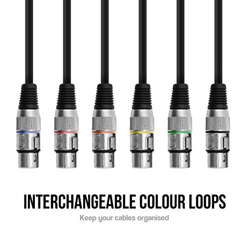 Tiger MIC4-06 Silver Series XLR-XLR Câble de Microphone de 6m par pack de 2 - 3