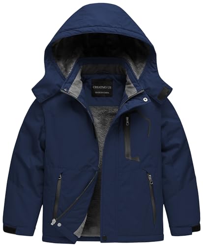 Catálogo de Abrigos para Niño al mejor precio. 49 CREATMO US Chaquetas de invierno para niños Abrigos para niños Chaqueta de nieve Big Ski Abrigo grueso impermeable cálido para niño Polar a prueba de viento Snowboard con...