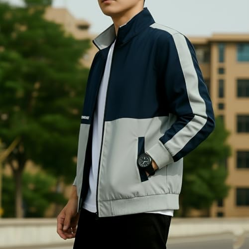 Image of ODDMONKEY men jackets || bomber jacket for men || Lightweight Outwear Sportswear Bomber Jacket (JACKET-05)