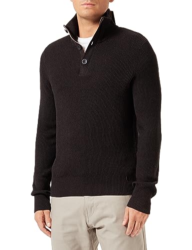 Pull Jprblaperfect JACK JONES en maille col haut boutonné homme