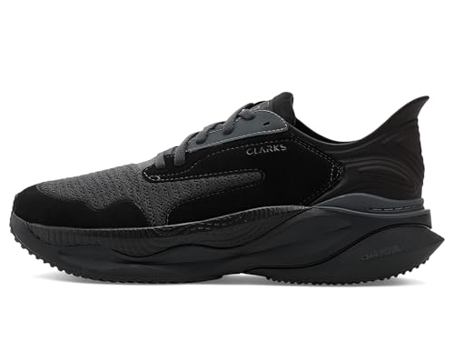 Clarks Men's Pace Walking Shoe, Black Textile, 12 - image 5
