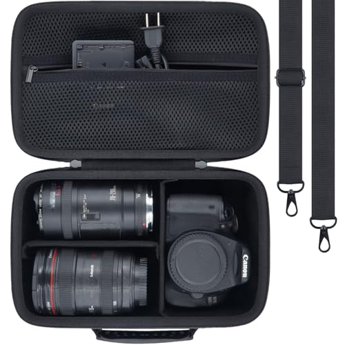 khanka Camera Case for Canon EOS Rebel T7/T100/T6/R50/R100/R5/R7/R8/R6 Mark II/SL3 DSLR...