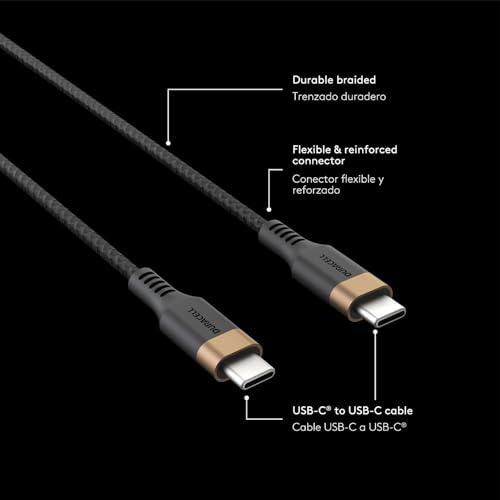 Duracell DMP-CB-CC15BS Usb-C To Usb-C Charging Cable (5Ft/1.5M), Fast Charging Cable, Type C Charger thumb #4