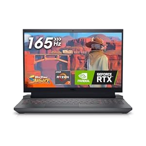 Dell G15 5535 Gaming Laptop – 15.6-inch FHD (1920×1080) 165Hz 3ms Display, AMD Ryzen 7-7840HS Processor, 16 GB DDR5 RAM, 512 GB SSD, NVIDIA GeForce RTX 4060, Windows 11 Home – Dark Shadow Gray