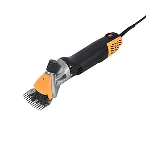 500W, Electric Professional Sheep Shears, Animal Grooming Clippers for Sheep Alpacas Goats and More, 6 Speeds Heavy Duty Farm Livestock Haircut