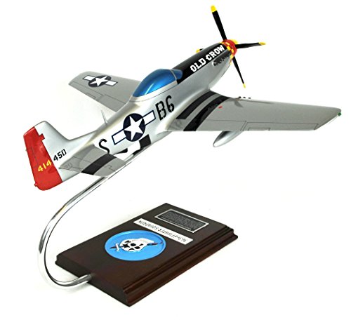 Mastercraft Collection North American Plane W/ Rolls-Royce Engine P-51D Mustang "Old Crow" Model Scale:1/24 #TOP4
