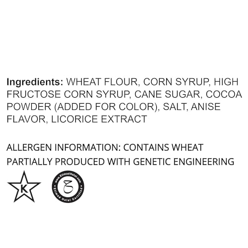 Red Vines Twists, Black Licorice Flavor, 3.5LB Bulk Tub, Old Fashioned Soft & Chewy Candy