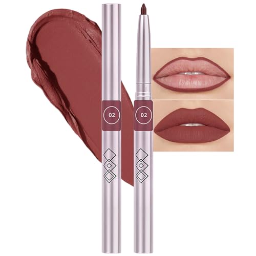 evpct Silky Smooth Lip Liner Pencil Retractable, Cherry Red Lip