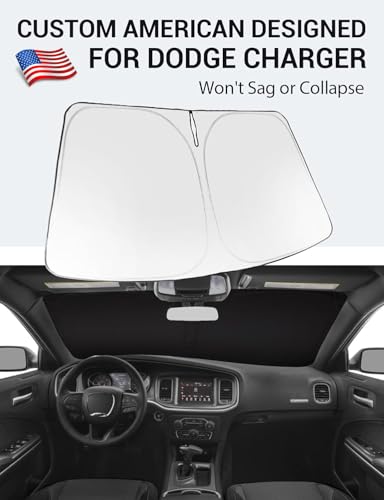 Image of Proadsy 2026 Upgrade Front Windshield Sun Shade Foldable Sunshade Protector Custom for 2011-2023 Jeep Cherokee(Not for Jeep Grand Cherokee) Trailhawk Overland Limited Latitude Altitude Accessories