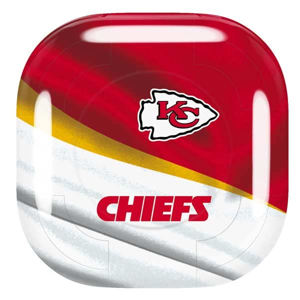 Skinit Decal Audio Skin Compatible with Samsung Galaxy Buds Pro - Officially Licensed NFL Kansas City Chiefs Design