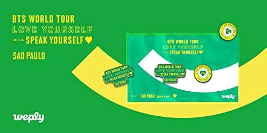 BTS DVD World Tour Love Yourself São Paulo Original + Brinde