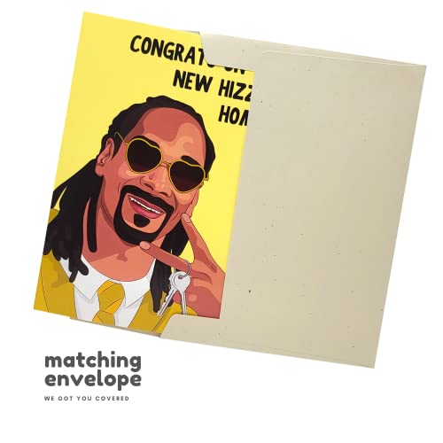 Sleazy Greetings Funny New House Warming Card | New Home Owner Neighbors Congratulations Card | Moving Hizzle Snoop Card #TOP6