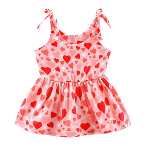 Image of Toddler Girls Clothes Summer Short Set Outfit Tie Knot Shoulder Sleeveless Ruffle Tops and Shorts 2PC Clothing Set