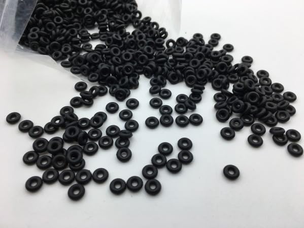 600 piezas juegos de arandelas de goma para pesca miniatura 7