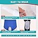 Urine Collector, Incontinence Pants for Men, Wearable Urine Collection Bag for Men, Men's Portable External Catheter Device with Two 500ml Urine Bag Reusable, Portable Leak Proof Leg Pee for Elder, XL