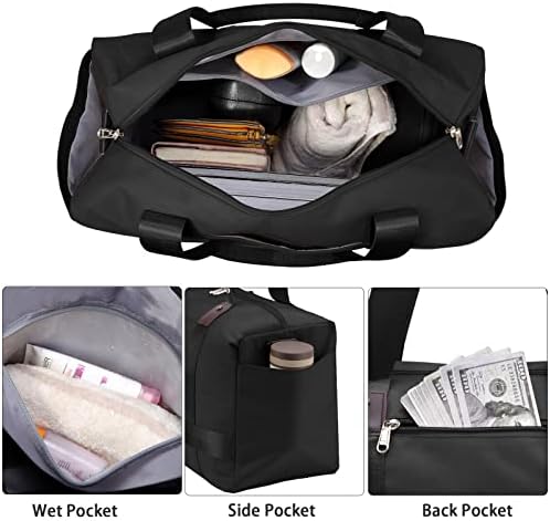VMIKIV Upgraded 40x20x25 Cabin Bag for Ryanair Maximum Sized Underseat Hand Luggage Classical Flight Bag Carry on Travel Bags with Removable Shoulder Strap