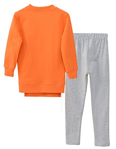 Image of Urtrend Little Girls' Kids 2 Pieces Long Sleeve Top Pants Leggings Clothes Set Outfits