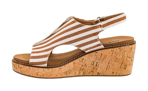 Image of Corkys Footwear Womens Carley Wedges, Featuring Corkys EVA Foam Cushioned Insoles, A 2.5 Inch Heel, Lightweight For All Day Wear, And Hook And Loop Closure