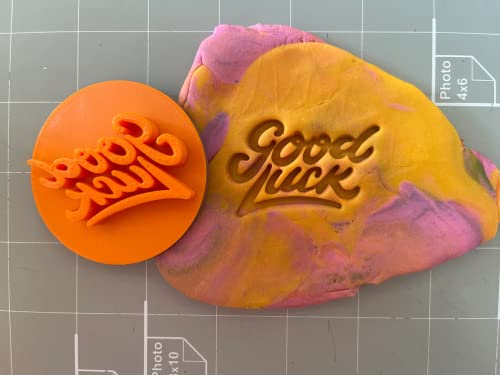 Good Luck Embosser/Stamp Cake Cookie Embosser, Icing Stamp #TOP1