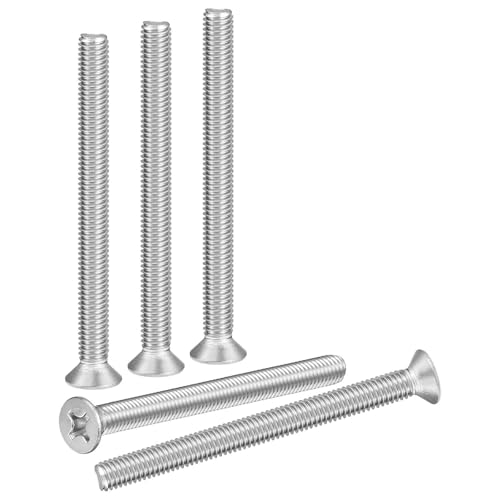 Image of DTGN M6-1x75 Phillips Countersunk Bolt 304 Silver 10pcs