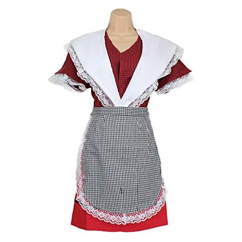 Magic Kingdom Traditional Wales Welsh Lady Costume Outfit Adult Large ST Davids Cover