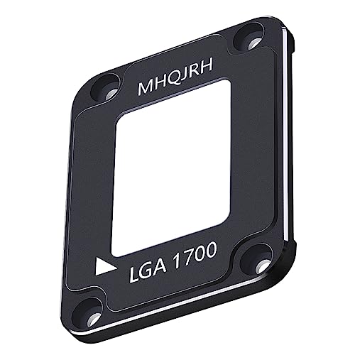 MHQJRH CPU Contact Frame for LGA 1700 Retrofit Kit, 17XX-BCF Bracket Intel 12th/13th/14th Generation Anti-Bending Buckle (Black)
