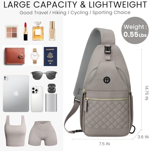 Image of Vankor Small Crossbody Purses Bags for Women Men Travel, Chest Sling Bag Women Casual Cross Body Bag for Woman Sling Backpack